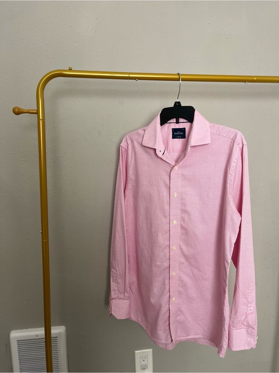 Other - Men’s Pink Savile Row Slim Fit Dress Shirt 100% Cotton Size 16 34/35